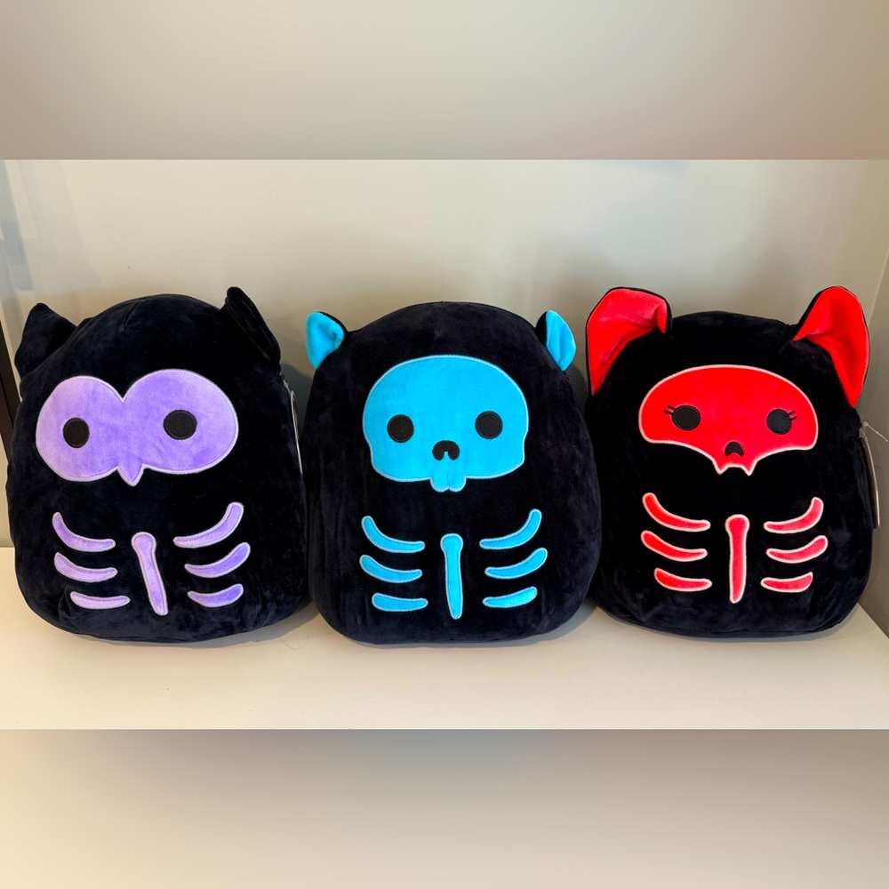 New 12” Squishmallow - Skeleton Holly
